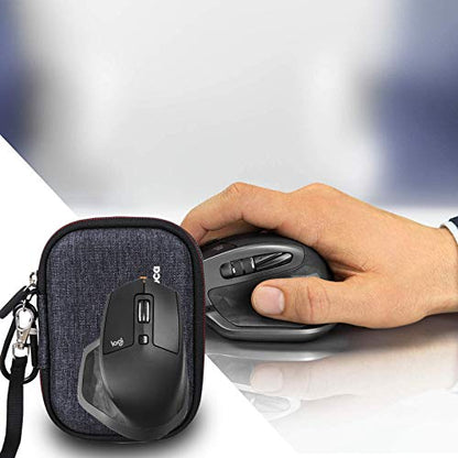 Aproca Hard Travel Storage Case for Logitech MX Master 4 / MX Master 3 / 2S Wireless Mouse (Dark Blue-Upgrade) - color: Dark blue-Upgrade