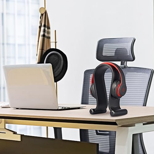 SAMDI Wood Headphone Stand Headset Stand Headphone Holder Universal Gaming Headset Holder - Oak Wood - color: Oak Wood