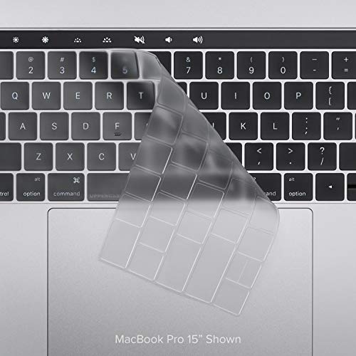 UPPERCASE GhostCover® Premium Ultra Thin Keyboard Cover Protector Compatible with 2020 2021 2022 Intel or M1/M2-Based MacBook Pro 13" and 2019-2020 Intel-Based MacBook Pro 16" A2338 A2289 A2251 A2141