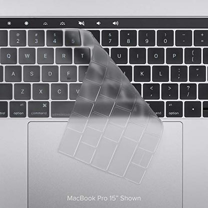UPPERCASE GhostCover® Premium Ultra Thin Keyboard Cover Protector Compatible with 2020 2021 2022 Intel or M1/M2-Based MacBook Pro 13" and 2019-2020 Intel-Based MacBook Pro 16" A2338 A2289 A2251 A2141