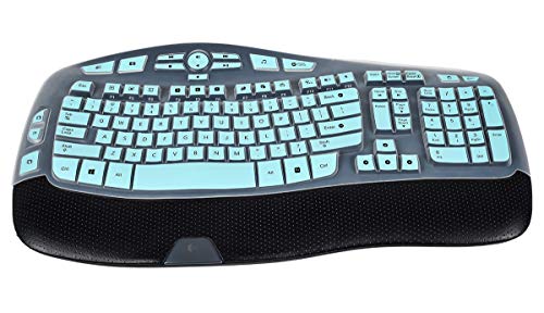 CaseBuy Keyboard Cover for Logitech K350 & MK550, Ultra Thin Protector, Mint - color: Mint