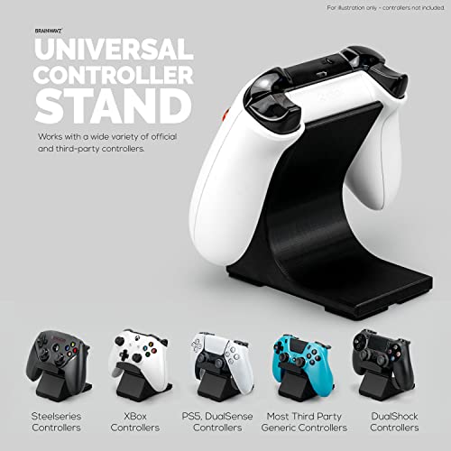 Game Controller Desktop Holder Stand (2 Pack) - Universal Design for Xbox ONE, PS5, PS4, PC, Steelseries, Steam & More, Reduce Clutter UGDS-05 by Brainwavz - color: UGDS-05 Black