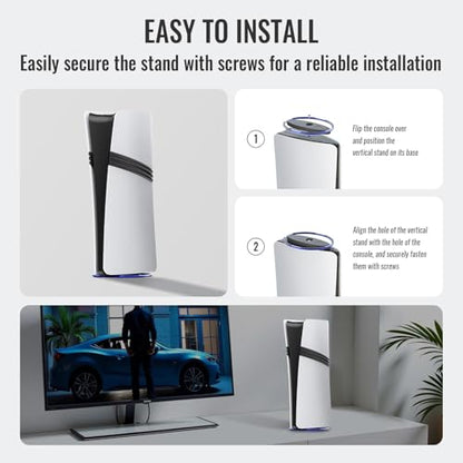 PS5 Stand for PS5 Slim & Pro - Vertical Console Base Accessories (Blue)