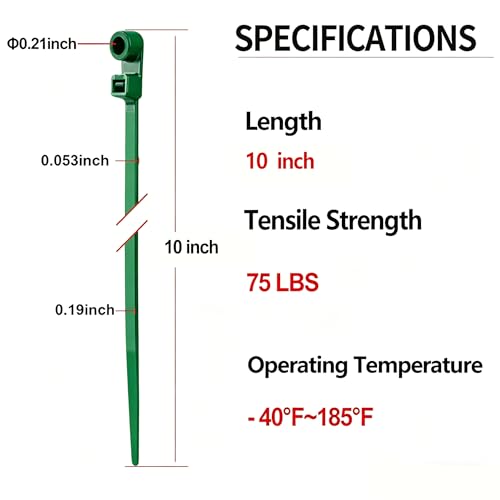 200 PCS 10 inch Green Zip Ties with Screw Hole 70lbs Mountable head Cable Ties Straps Multipurpose Heavy Duty Nylon Cable Zip Ties with Screw Mounting Hole - color: Green, size: 10 Inch (200PCS)