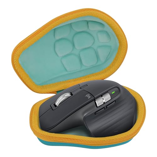 co2CREA Hard Case Replacement for Logitech MX Master 4 / Master 3S / 3 Wireless Performance Mouse (Teal Case) - color: Teal Case, style: For Master 4/3S/3