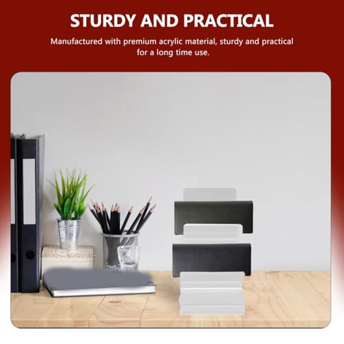 Cabilock Acrylic Wallet Display Stand Multi-Layer Tabletop Storage Rack for Purse Bag Sunglasses Jewelry Home or Shop Display 7.67 X 7.28 X 3.93 in - size: 5 Tier Clear