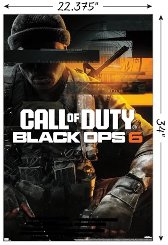 Call Of Duty: Black Ops 6 - Key Art Wall Poster, 22.37" x 34.00", Poster & Mount Bundle