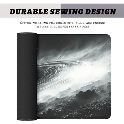 Black Hole Gaming Mouse Pad Space Galaxy Art Mouse Pad Large Mousepad Extended Laptop Keyboard Mat Gaming Desk Pad Mouse Mat Office Computer Keyboard Laptop 31.5"x11.8" - color: Black Hole, size: 31.5L x 11.8W inches