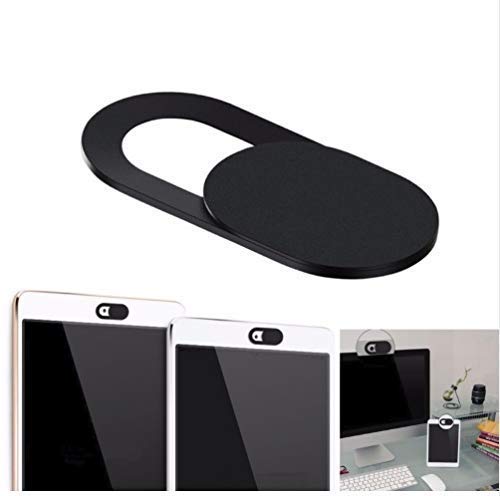 Ultra-Slim Laptop Camera Cover Slide | 0.03 Inch Thick | Upholds Digital Privacy | Compatible with Mobiles, Tablets, Desktops & Laptops | Classic Black - 3 Pack - style: Classic Black - 3 Pack