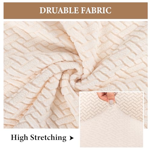 FUANGUI Armless Accent Chair Cover Slipcover, Stretch Spandex Chair Covers for Living Room Removable Washable for Armless Chair Furniture Protector - color: A8, size: 1pcs