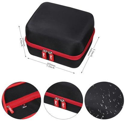 Hard EVA Carrying Case for GOOLOO A3 Jump Starter with Air Compressor, 3000A Portable Car Battery Booster Storage Box, Shockproof Weather-Resistant Travel Bag