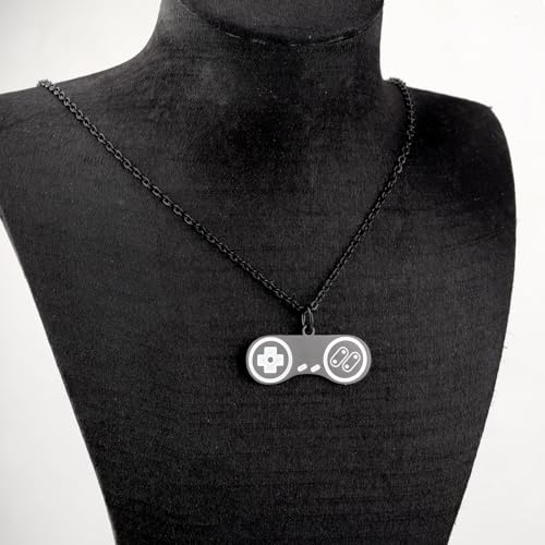 CENWA Gamer Pendant Jewelry Game Controller Necklace Gamer Jewelry (Gamer Necklace)