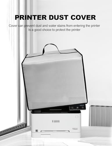 Printer Dust Cover Heavy Duty Anti-static Waterproof Nylon Cover for Canon Color Image CLASS MF656Cdw / Color Image CLASS MF753Cdw Wireless Duplex Laser Printer (Silver) - color: silver