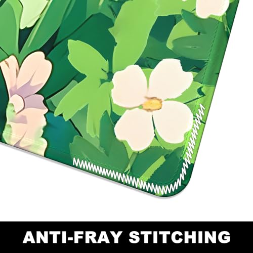 Large BOSOBO Gaming Mouse Mat, XXL, 31.5 x 11.8 Inches, Anime Grass Cat - color: Anime Grass Cat, size: XL - 31.5 x 11.8 Inches