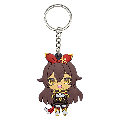 Impact Videogame Colorful Lanyard Keychains Stickers - color: Amber