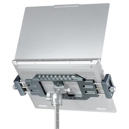 Laptop Stand for Tripods, Aluminum Construction, 1/4" and 3/8 Ports, Arca-Swiss Quick Release System, Anti-Slip Heat Display, Studio Live, Media Production, Outdoor Laptop Fixed Scenes