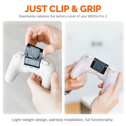 Mechanism Phone Mount Controller Bundle for 8Bitdo Pro 2 Wireless Controller | Easily Connect Any iPhone or Android Device Using Our Ultra Secure Phone Mount - color: 8Bitdo Controller