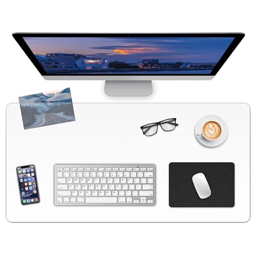 Clear Desk Mat, Non-Slip PVC Desk Protector Mat with Round Edge, Heat Resistant & Waterproof Clear Desk Writing Mat for Home and Office (47.2"*15.7") - size: 47.2" x 15.7"