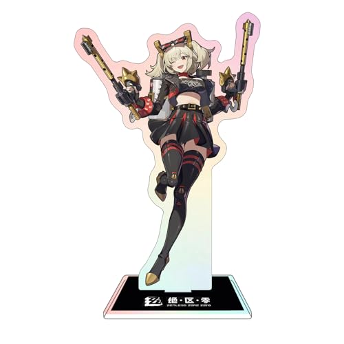 Rainteam Zenless Zone Zero Characters Acrylic Stand Figure,Colorful and Exquisite Character Design for Game Fans' Collection (Burnice Whita) - color: Burnice Whita