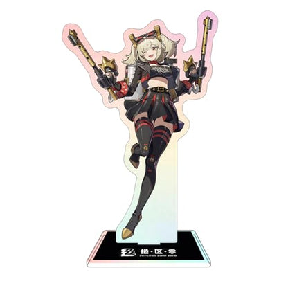 Rainteam Zenless Zone Zero Characters Acrylic Stand Figure,Colorful and Exquisite Character Design for Game Fans' Collection (Burnice Whita) - color: Burnice Whita