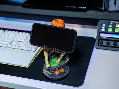 Cableguys The Nightmare Before Christmas Jack Pumpkin King Controller Holder & Phone Stand - Gaming Setup Accessories for Desk, Compatible with Xbox, PlayStation & Most Standard Game Controllers