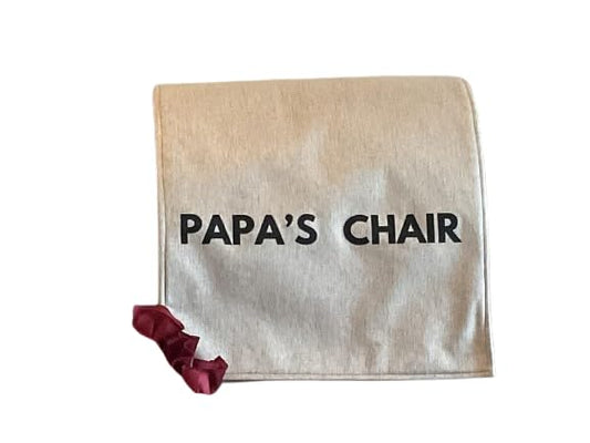 Bittlemen Co Headrest Covers for Recliners Furniture Slipcovers Furniture Protectors for Sofas Theater Chairs Office Chairs Chair Pads Perfect for Gifts Made in USA 17x27 (Papa's Chair) - color: Papa's Chair