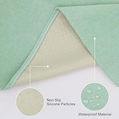 Couch Arm Covers Sofa Arm Covers Set of 2, Waterproof Couch Cover Armchair Cover for Recliner, Non Slip Sofa Headrest Covers Armrest Cover Couch Slipcover Protector, Green - color: Green