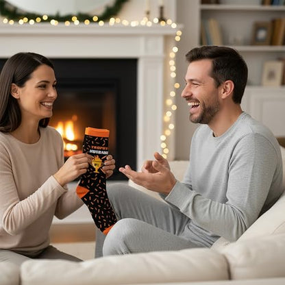 ZAGKOO Funny Socks for Men, Women - Stocking Stuffers for Men - color: Husband Sock 2