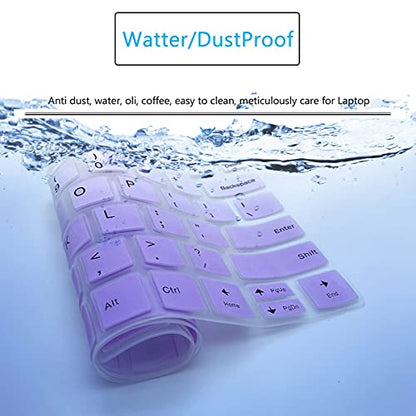 Keyboard Cover for 14" Lenovo Ideapad Silm 7 7i 14, Ideapad Silm 7 7i Pro 14", Lenovo Flex 5 14", Ideapad 5 14", IdeaPad Flex 5 5i 14, ThinkBook 14 14s G2 G3 Keyboard Cover - color: GPurlple