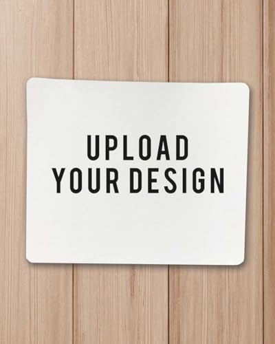 Personalized Custom Mouse Pad – 2 Pack 8 x 9 inch Non-Slip Rubber Base Eco-Friendly Mat Desk Mousepad Keyboard Customized Photo Design Text Name Picture Gift (MPS51, 8 X 9 Inches) - color: MPS51