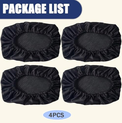 4PCS Office Chair Headrest Cover, Office Chair Pillow Cover, Soft Chair Headrest Protector for Hair Protection