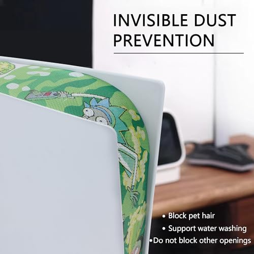 New Version 2.0 Dust Cover Net for PS5 Console, PS5 Heatsink Barrier Pets Hair Anti-dust Cover Dustproof for PlayStation 5 (RUIKE) - color: RUIKE
