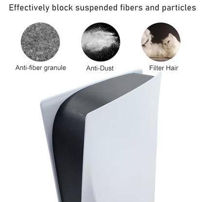 New Version Dust Cover Net for Computer Console Heatsink Barrier Pets Hair Anti-dust Cover Dustproof for Computer Case Optical Console Accessories (douye) - color: WHITE