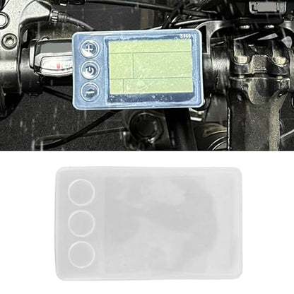 Bike Meter Cover Protective Case Transparent Water Proof Silicone Cover Dust Proof Protective Case for S866 LCD Monitor