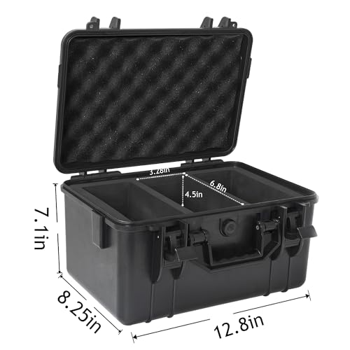 Graded Card Case, Trading Card Storage Box, Waterproof Card Slab Carrying Case for 72+ PSA, CSG, BGS, SGC Sports Trading Cards with 7 EVA Foam - size: L (holds 72+ Graded Cards-waterproof)