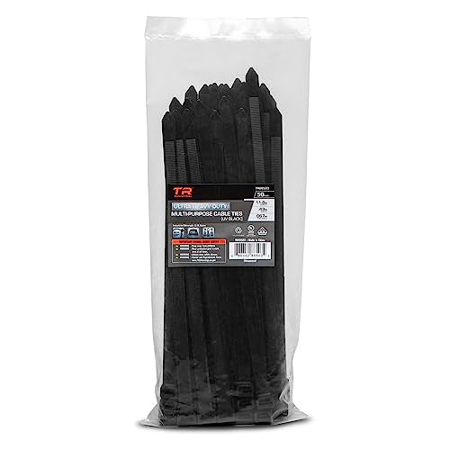 TR Industrial Ultra Heavy Duty Multi-Purpose UV Cable Ties (11.8") - size: 11.8"