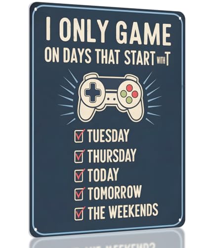 Game Room Decor Sign - Gamer Room Decor for Boys, Game Room Accessories and Decor, Adults, Teens, Gaming Decorations, Gamer Gifts For Christmas, Birthday, Cool Room Accessories By Opix Design - color: Game
