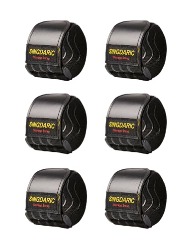 Elastic Cinch Straps-12"x2"(6 pack) with Anti-Slip strips,Heavy Duty Multipurpose Hook and Loop Storage Straps with Buckle,Hoses,Cables, Ropes,Truck,Bike or Pant Garters - size: 2"x12"- 6Pack