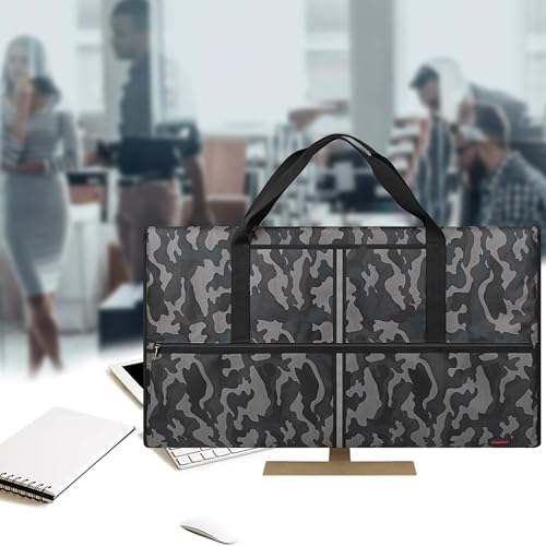 Travel Carrying Bag Compatible with 32" All-in-One Desktop Computer and 32" Monitor (Camouflage Gray) - color: Camouflage Gray