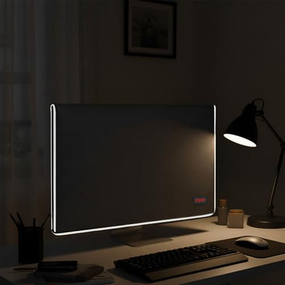 Monitor Dust Cover 24 inch Anti-Static Dustproof LCD/LED/HD Panel Case Computer Screen Protective Sleeve Compatible with iMac 24 inch PC, Desktop and TV, Black