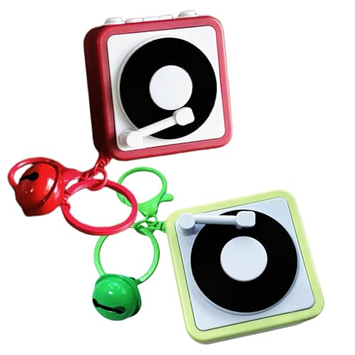 Retro Tape Recorder Keychain Portable Keychain Pendant Back Packaging Accessories For Music Enthusiasts