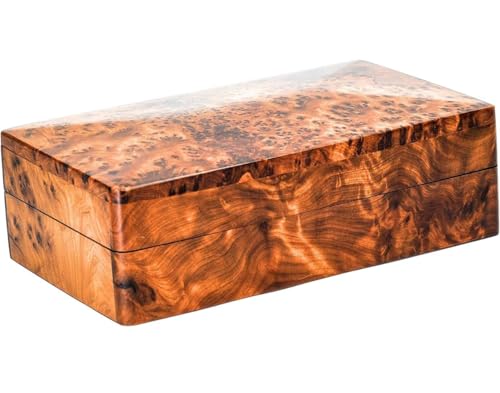 Hand Carved Wooden Multipurpose Keepsake Jewelry Decorative Art Box Storage Organizer (Large wood Box,Antique) (X-Large) - size: X-large Thuya
