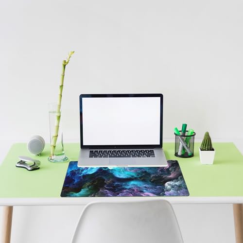 Galaxy Large Mouse Pad Dazzling Galaxy Desk Mat for Desktop, Large Gaming Mouse Pad, XXL Desk Pad Mat Non-Slip Rubber Base, Big Extended Desk Protector for Home Office, 31.5”x15.8 - color: Galaxy-a