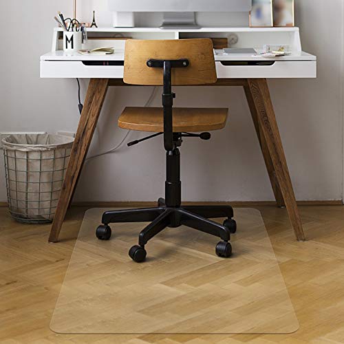 Azadx Office Chair Mat for Hardwood Floor 30 x 48'', Small Chair Mats Clear Easy Glide on Hard Floors, Rolling Chairs Mat Plastic Mats Under Desk Chairs - size: 30 x 48'' Rectangle