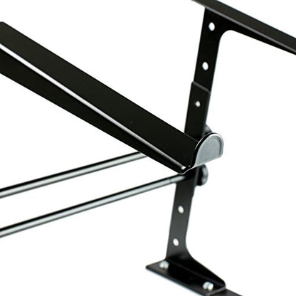 RockJam Portable DJ Laptop Stand with Adjustable Height, Anti-Slip Design, Works For Laptops, Controllers & CD Players - size: Desktop