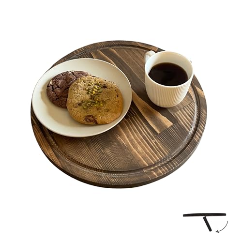 Sofa Tray – Wooden Foldable Sofa Tray Table for Seat Cushion, Perfect for Coffee & Remote Control, Solid Wood Sofa Tray Table, Solid Spruce Couch Table (Vancouver, Medium 14") - color: Vancouver, size: Medium 14"