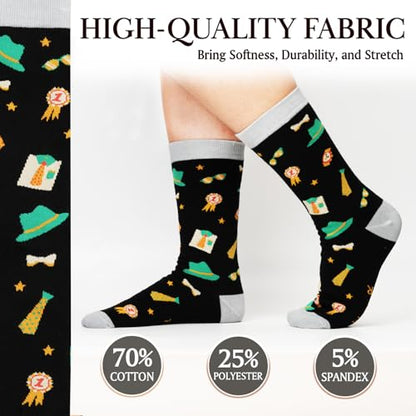 ZAGKOO Funny Socks for Men, Women - Stocking Stuffers for Men - color: Dad 1 Sock