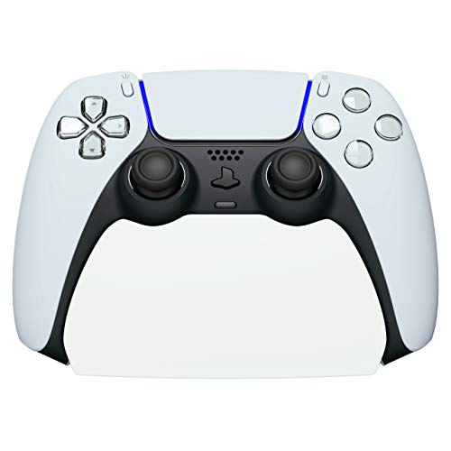 playvital 2 Pack Controller Display Stand for ps5, Gamepad Stand Desk Holder for ps5 Controller Accessories with Rubber Pads, White - color: White 2 set