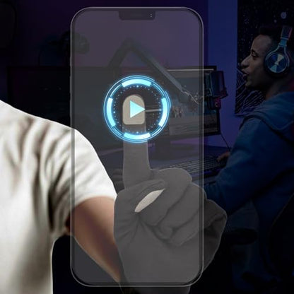 Ultra-Thin Touch Screen Stickers for Gloves, Motorcycle Gloves Touchscreen Stickers, Sensitive Mobile Gaming Accessories for PUBG Call of Duty Mobile Legends, Pack of 10 - size: Pack of 10