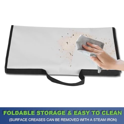 Printer Dust Cover for Epson EcoTank ET-4800, Heavy-Duty 600D Nylon Printer Protector – Waterproof Anti-Static Dustproof Printer Cover Case (15×15.8×9.8in) (Silver) - color: Silver